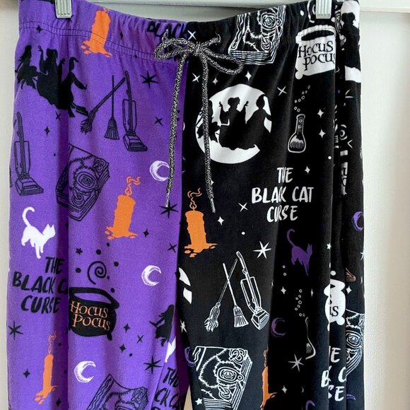 Disney Womens HOCUS POCUS Pajama Lounge Jogger Pants with Pockets Size M Purple - Picture 5 of 11